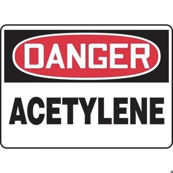 Accuform OSHA DANGER SAFETY SIGN ACETYLENE FRMCHL174XV FRMCHL174XV - main